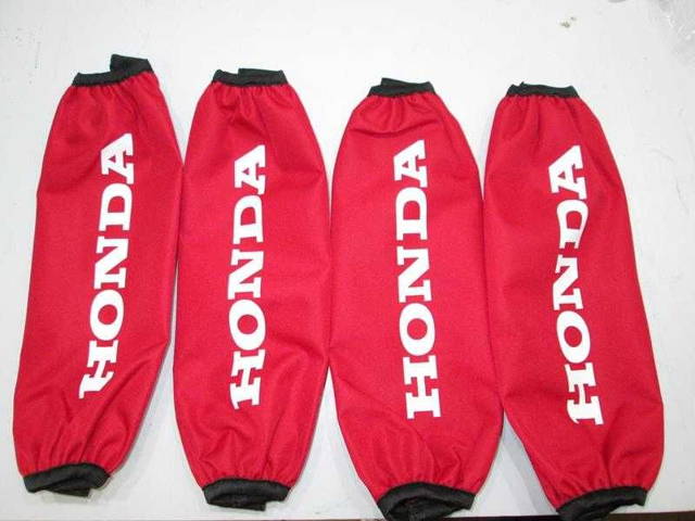 shock cover red Honda Rincon Rubicon Fourtrax Rancher