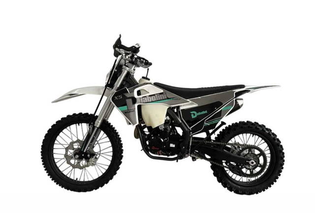 Motocicleta Enduro Diabolini x5, 250cc, 4T, roti 21"/18", negru/verde