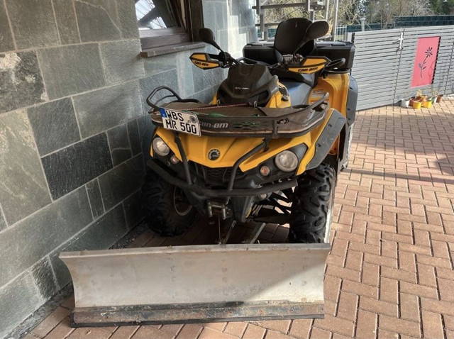 Lamă zapada originală can am, import Germania, lama metalica atv BRP