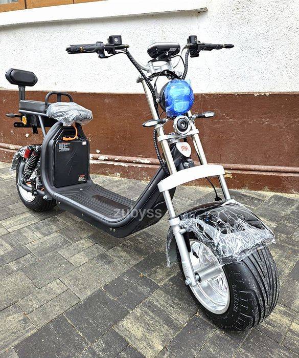 Scuter Electric Fara Permis Mega Harley 20 Ah Dotari de Top