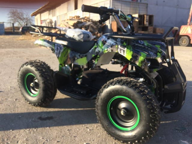 ATV electric pentru copii NITRO Torino Quad 1000W 48V #Verde