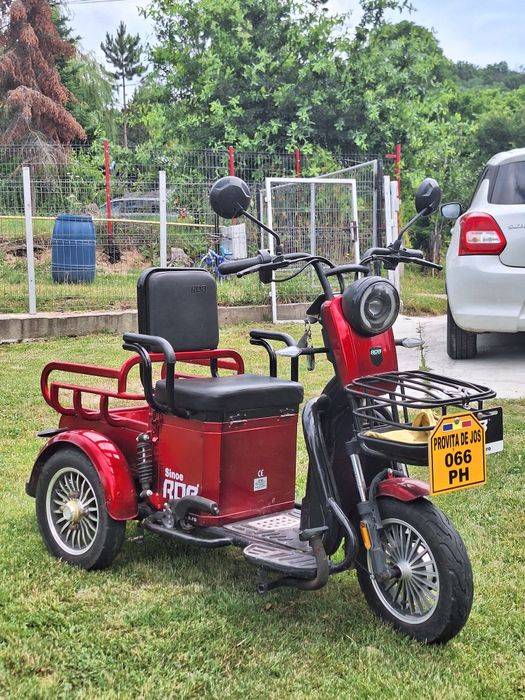 Triciclu electric RDB Sinoe 500 W • Autonomie 30 km • 4.900 lei (neg)