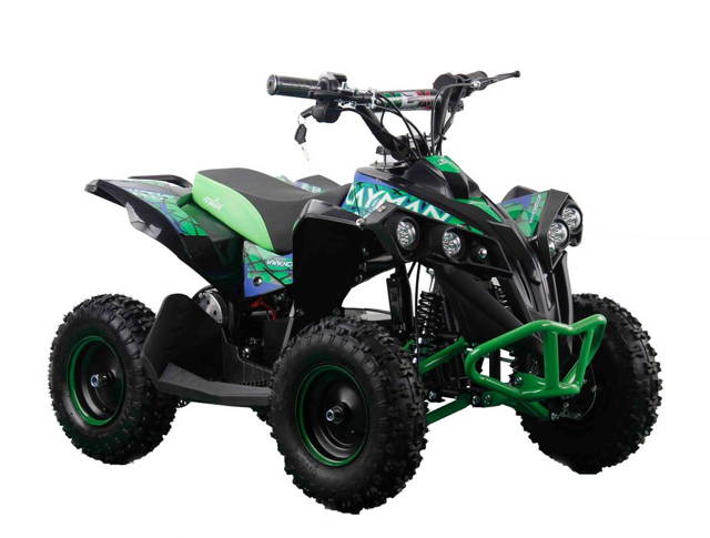 Atv electric copii NCX Cayman 1000W 6" negru/verde