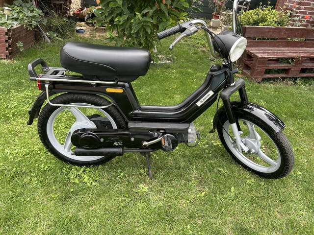 Moped Piaggio Si Mix 49cc  carte RAR  ( CIV )