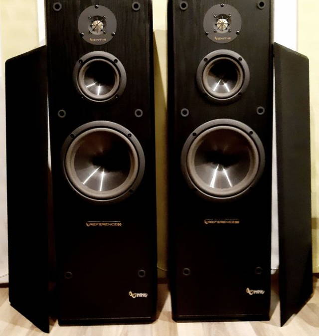 BOXE*INFINITY REFERENCE 50*Rarități Legendare*USA*(jbl b&w kef podea l