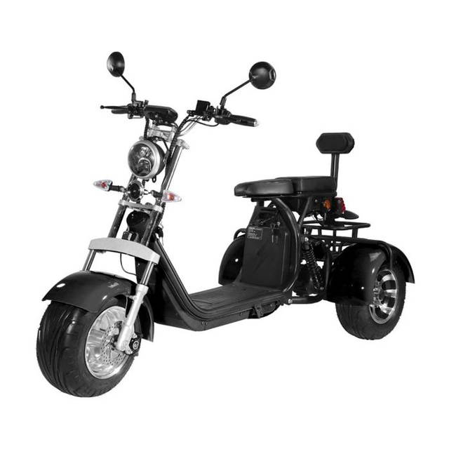 Moped electric cu 3 roți – confort, stabilitate și design modern!