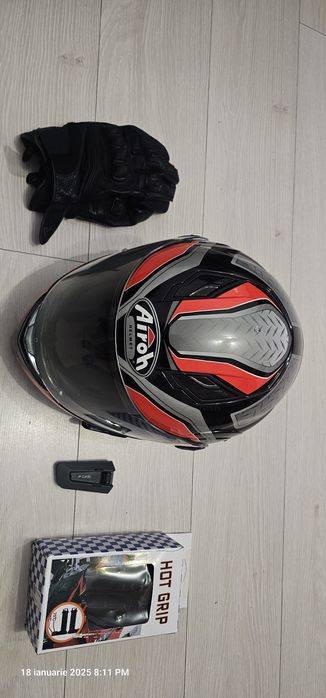 Vând casca atv,sistem comunicare Cardo PackTalk Edge,mănuși si mânere