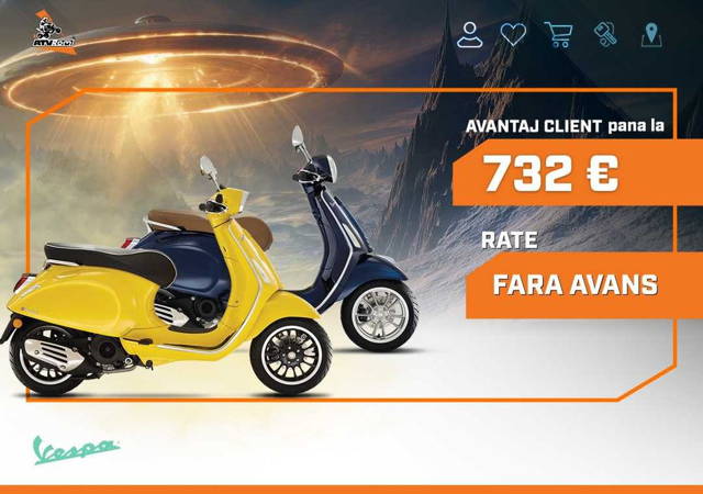 Scuter marca Vespa (Lichidam stocurile)