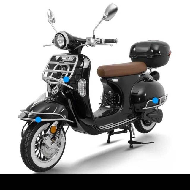 Scuter retro electric - 50 cc - 45 km/h