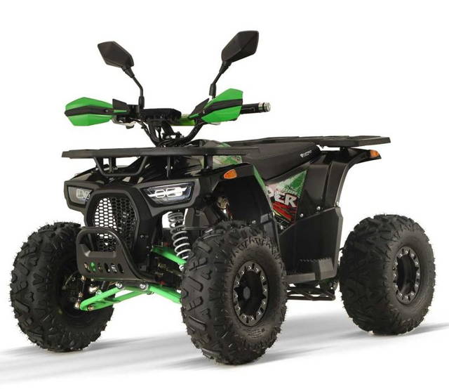 ATV electric ECO DustRider XXL 1500W 60V 20Ah cu diferential, verde