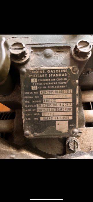 Motor boxer 525ccm-Chrysler 4A032