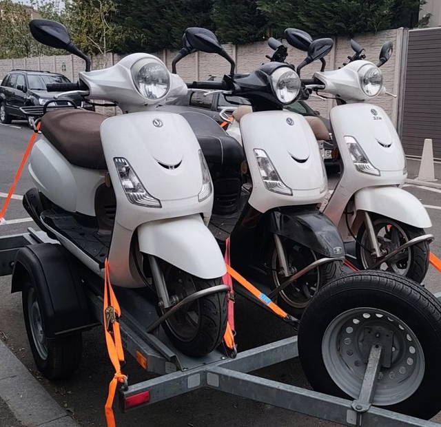 Lot scutere SYM Fiddle 2 FARA PERMIS cu C.I.V RAR