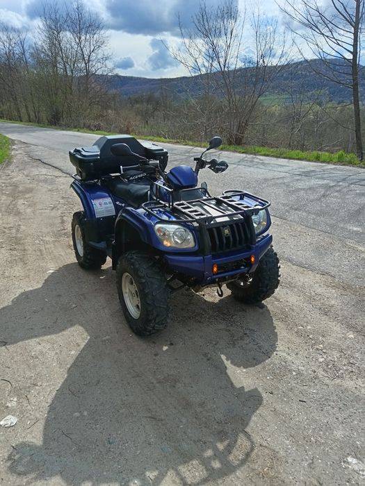 CF Moto 500 L 4x4 numar negru