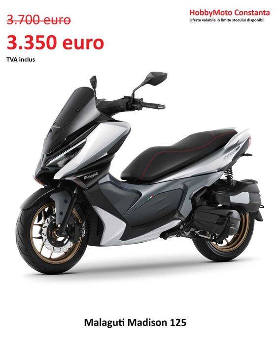 Hobbymoto vinde Malaguti Madison 125 ABS