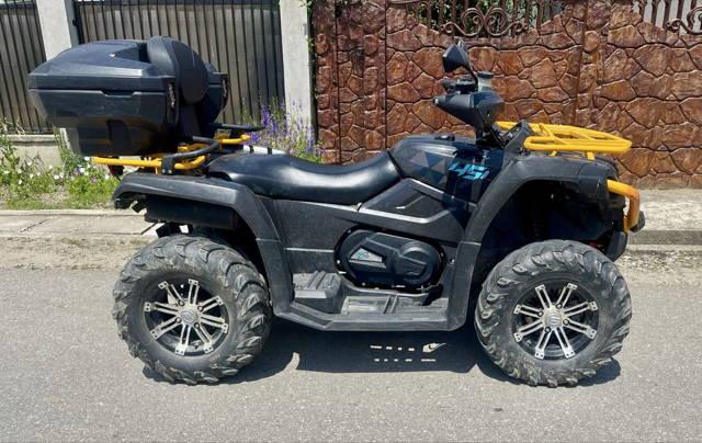 Atv cf moto 450 L xenon, trolui, lada, 3300 km