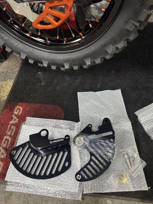 Kit protectie disc fata spate ktm gasgas husqvarna 2024 2025