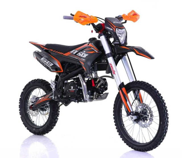 Motocicleta Enduro/Cross Asix XB68, 140cc, 4T,19"/16 negru/portocaliu