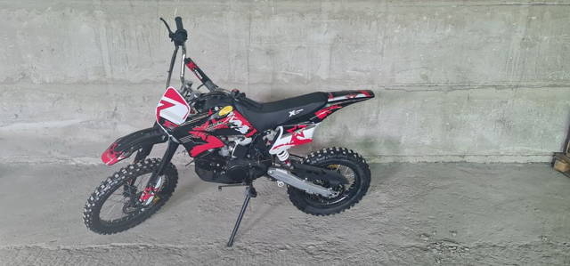 Cross 125cc 17 14 adusa din Germania suspensie reglabila pe gaz