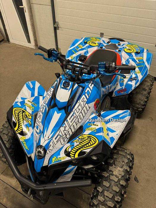Autcocolant sticker atv can am renegade. Grafica colant kit  atv