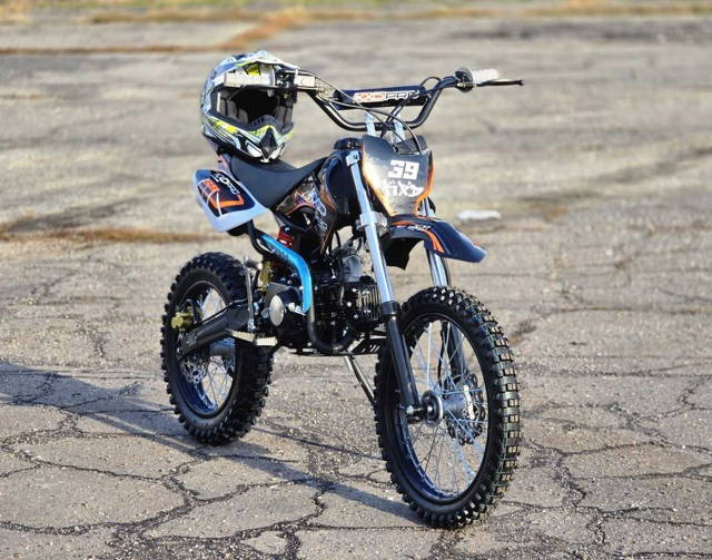 Moto CROSS 125cc Dirt Bike Bemi Germany 607 KXD J17/14" noi