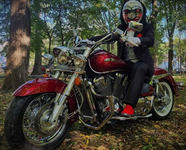 vand HONDA VTX 1800S,hard-krome 3'',power-commander,kuryakyn,mustang