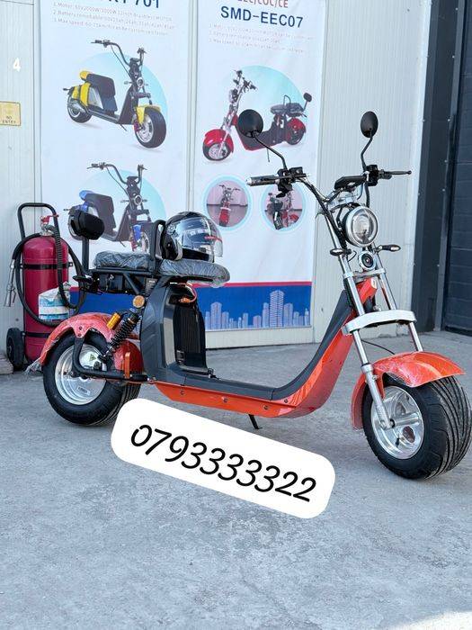 Scuter electric nou sigilat cu civ