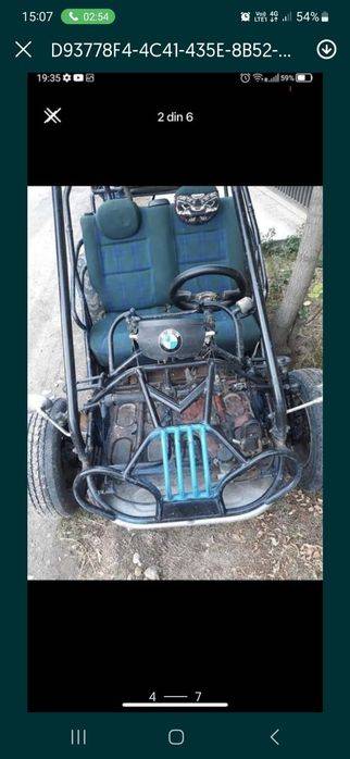 Vând Buggy cu motor de motocicletă honda 600cc cbr