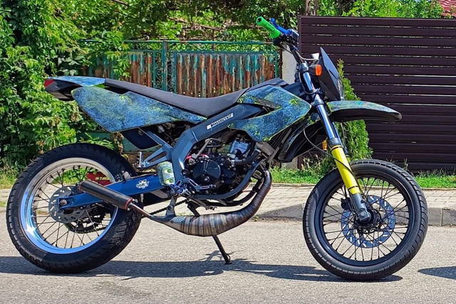 PitBike Enduro strada circuit Derbi Senda 2014 88cc schimb cu ATV