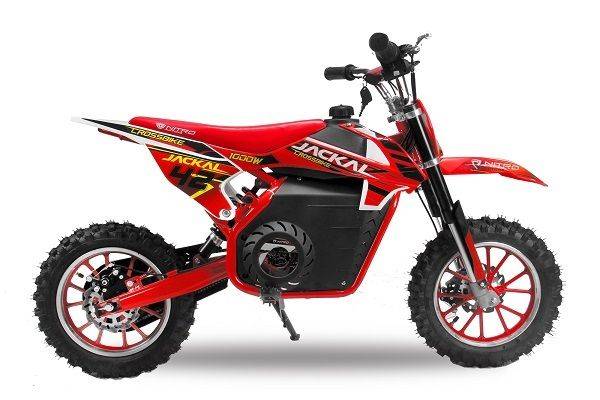 Mini Motocicleta electrica Eco Jackal 1000W Jackal 10 inch #Rosu