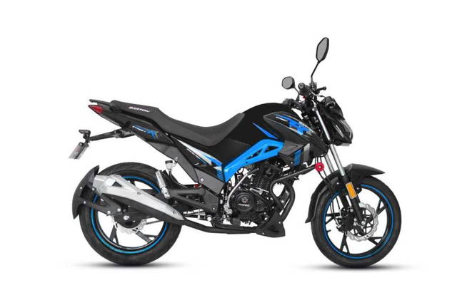 Motocicleta Barton Street-R 125cc, culoare negru/albastru