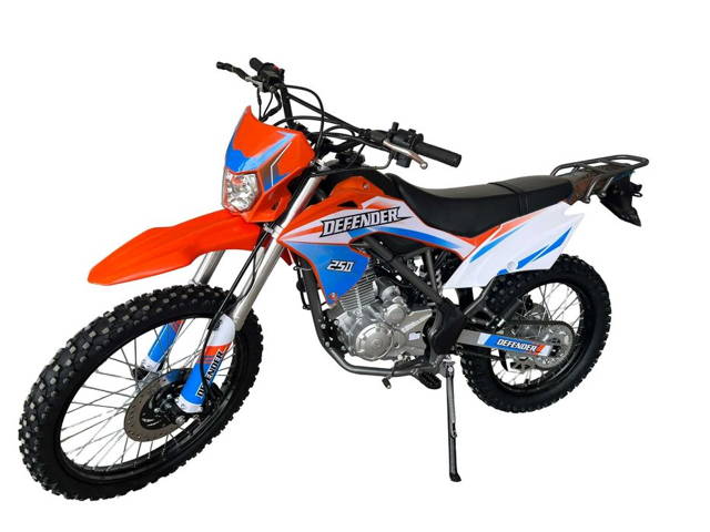 Motocicleta cross Mikilon Defender 250cc 21/18" portocaliu/albastru
