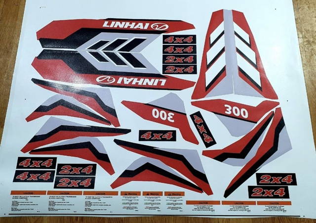 Stickere Atv Linhai Cfmoto Polaris Aniversary Sportsman Cforce