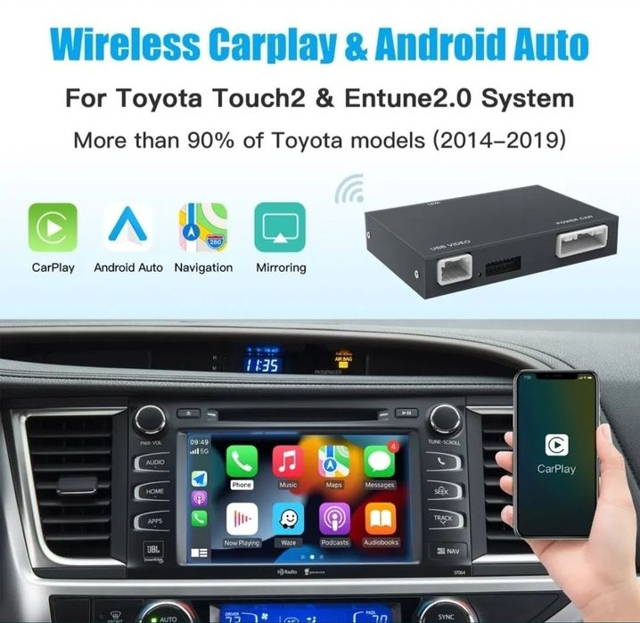 Modul Navigație Toyota Carplay&Android  Auto