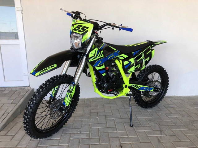 Motocicleta Cross NCX NX 250 21/18" 250cc 4T benzina verde/albastru