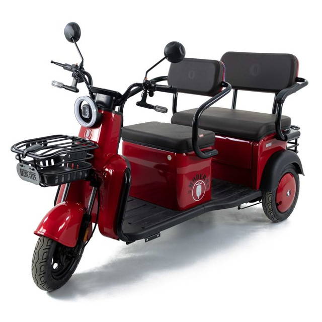 Triciclu Electric Baterii Pb-acid 60V/32Ah; Putere motor 1200W