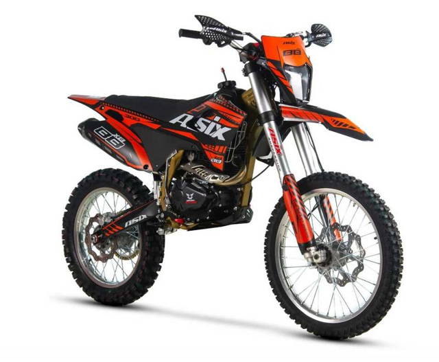 Motocicleta Cross/Enduro Asix XB88, 300cc, 21/18",negru/portocaliu,