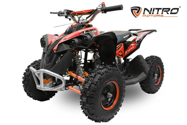 ATV Electric Eco Avenger 800W 36V cu 3 Trepte de Viteza #Portocaliu