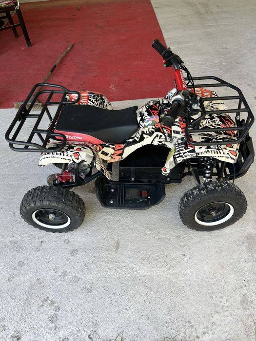 Vand ATV electrc Nitro Torino 1000 w 48 v grafiti alb