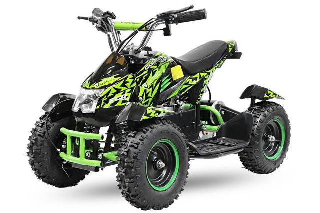 ATV electric NITRO ECO Cobra 800W 36V cu 3 Viteze #Verde