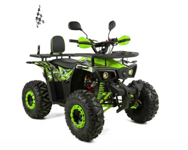 ATV XTR Pro FireShot 002, roti 8 inch, 125cc, 1+1 viteze, negru/lime