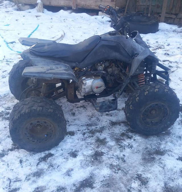 Vând ATV 125 cc schimbat cu motor nou de 107 cc