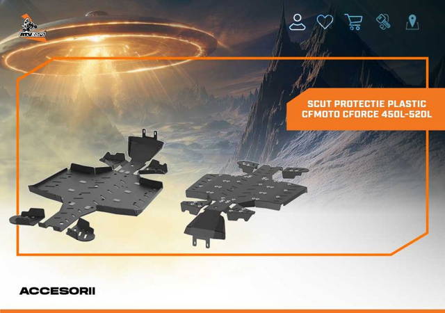 Scut protectie plastic CFMOTO CForce 450L-520L