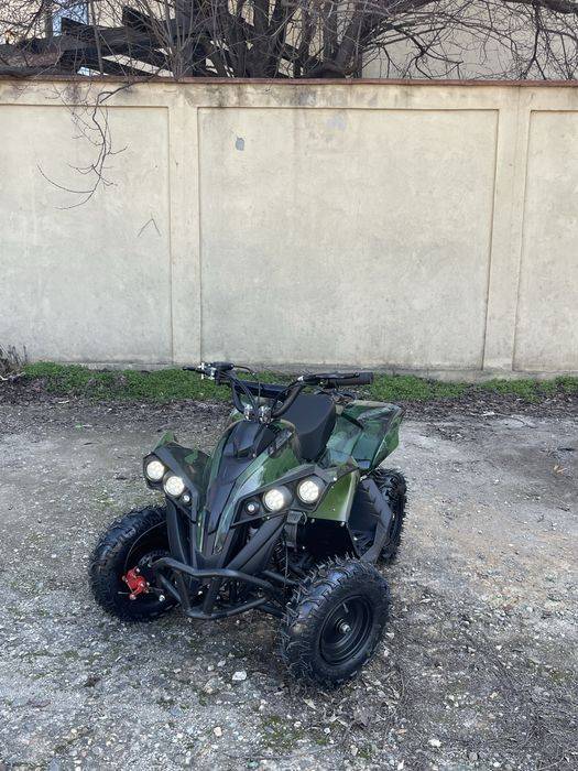 ATV Copii 49cc cu Pornire la Buton Faruri si Garantie 2 Ani