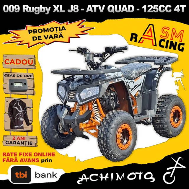 ATV Copii - ASM Racing 009 Rugby XL J8 '25 - 125CC 4T - 1.300 €