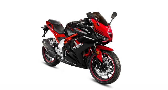 Motocicleta Barton Blade-R 125cc, culoare negru/rosu