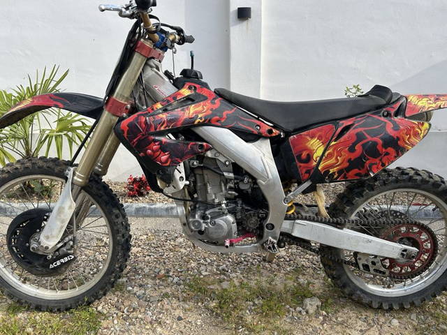 Cross honda crf 450r
