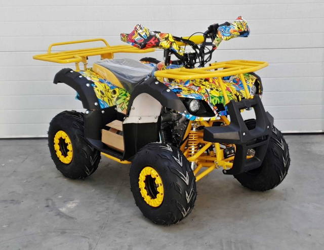 ATV 125CC NOU Toronto RG7 A Sport Nitro Motors  Graffiti-Galben