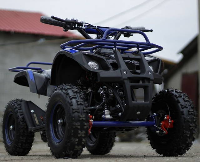 ATV electric Eco Torino 800W 36V Deluxe cu Baterie detasabila #Blue