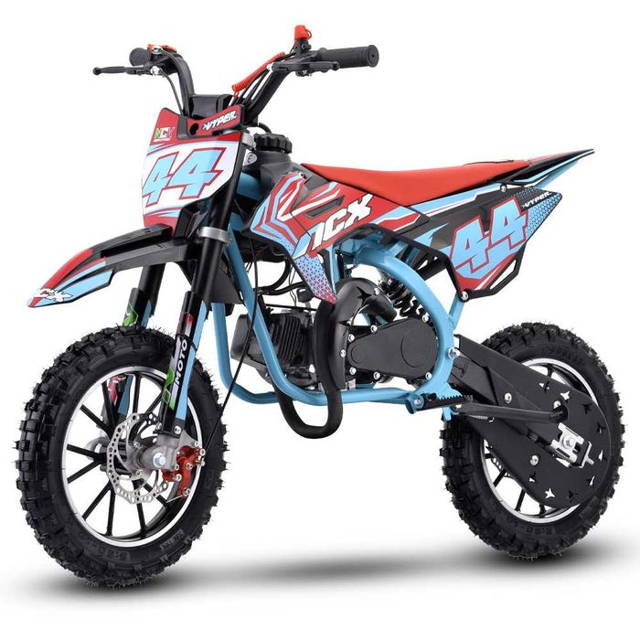 Motocicleta cross copii NCX Vyper Evo Race Pro 10/10 rosu/albastru