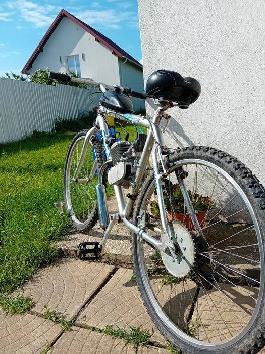 bicicleta cu motor 80cc